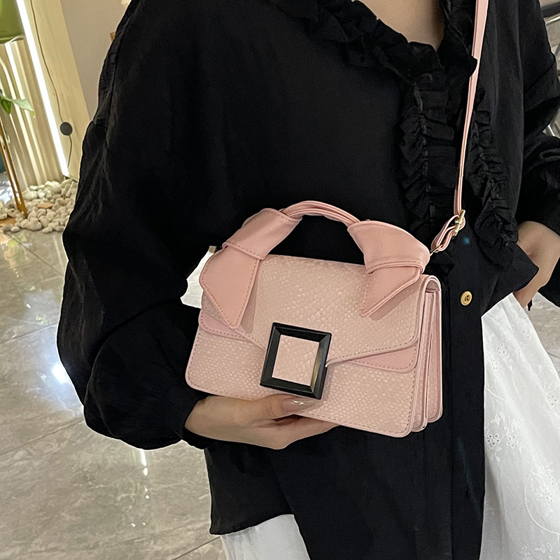 Bolso de textura transfronteriza 2025 verano nuevo bolso femenino bolso de hombro con estampado de piel de serpiente de alta calidad bolso de mensajero de moda retro