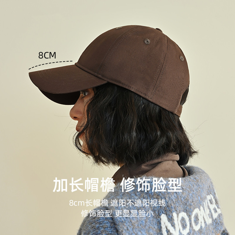 春夏新款棒球帽女純棉軟頂鴨舌帽多色可選男女同款帽子戶外運動帽