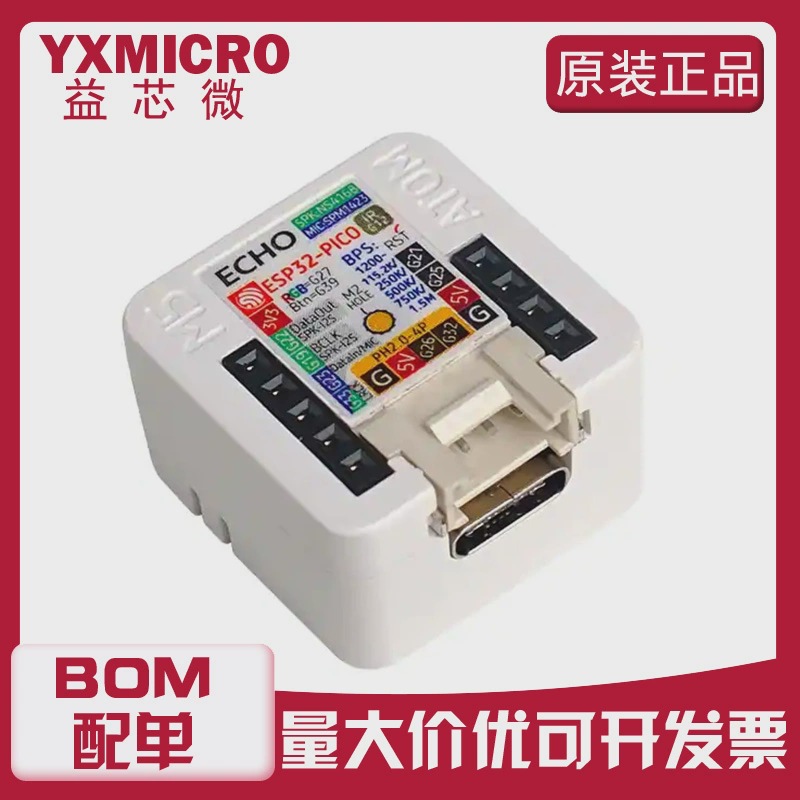 C008-C ATOM ECHO SMART SPEAKER DEV KIT 仿真器 器 编程器