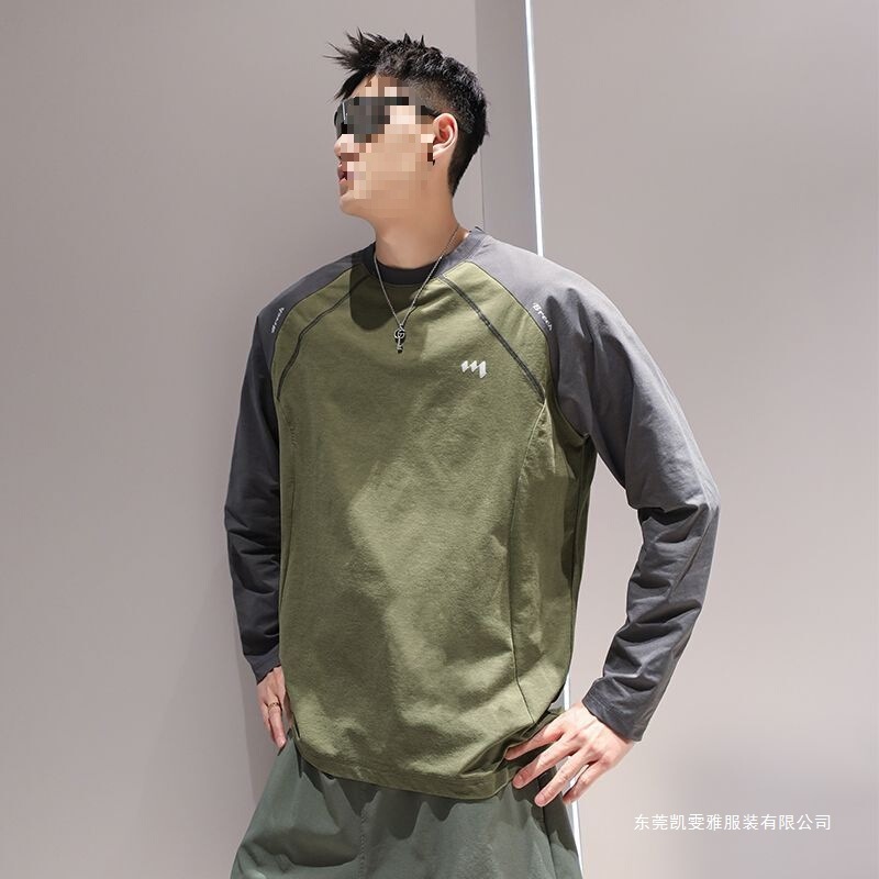 2026 American-Style Trendy Mountain Series Outdoor Sports Long-Sleeve Men's Spring and Autumn Running Fitness Thin T-Shirt Stylish Top 2026 American-Style Trendy Mountain Series Outdoor Sports Long-Sleeve Men's Spring and Autumn Running Fitness Thin T-Shirt Stylish Top