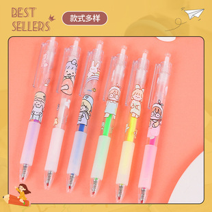 Self-produced explosion jelly pen 3d three-dimensional hand account pen student with net red color hand account pen refill marker pen wholesale