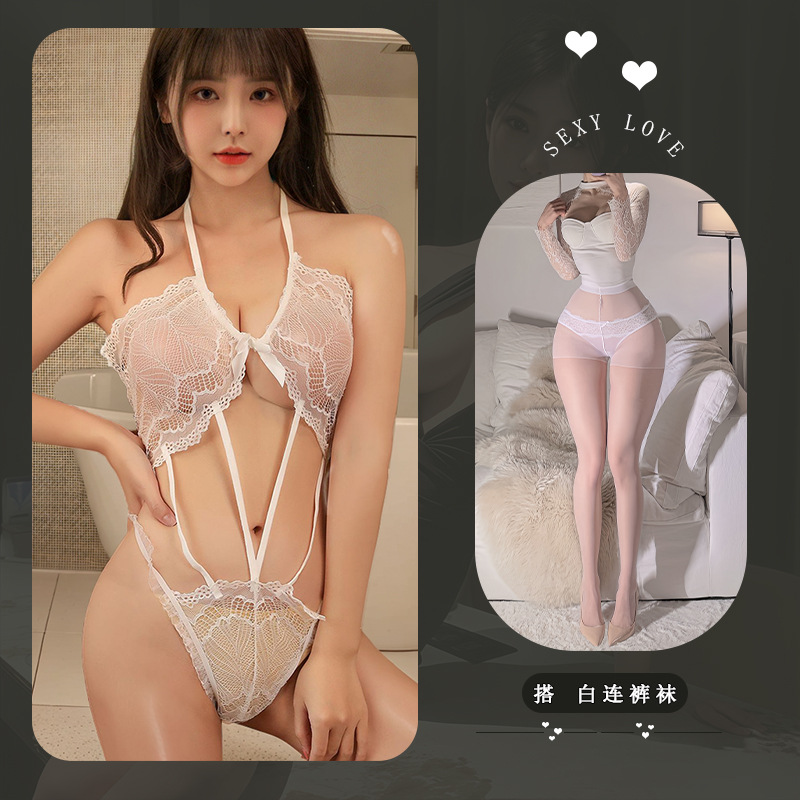 흰색 + 흰색 팬티 스타킹