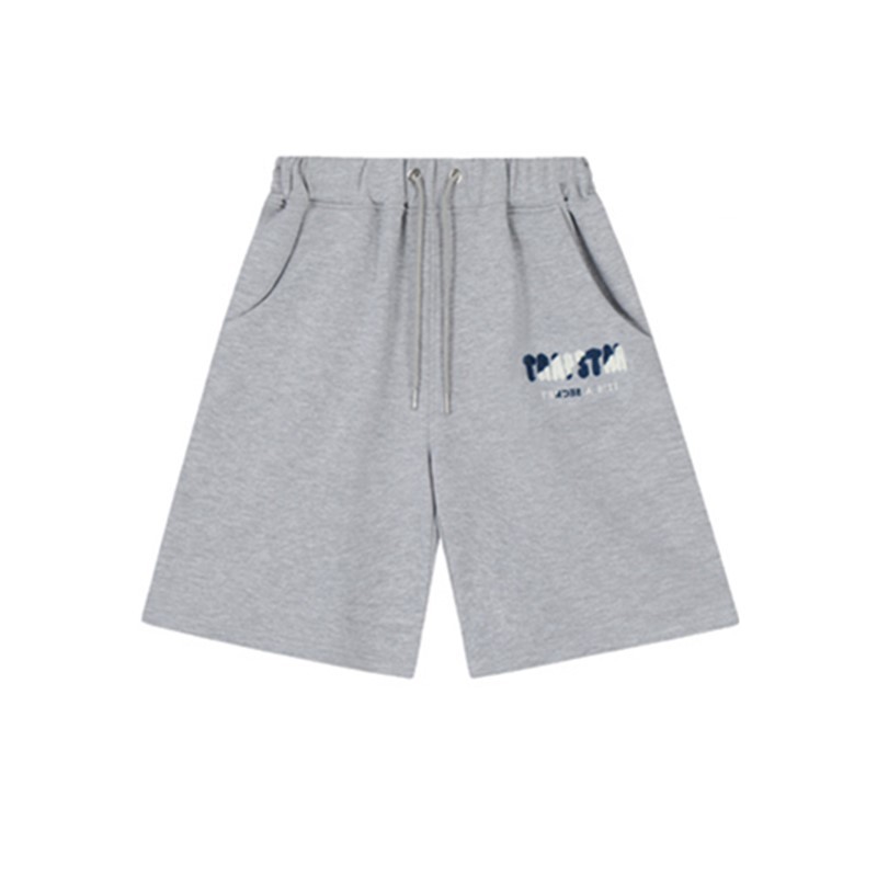 American Trapstar Letras Blanco Azul Toallas bordadas Casual Shorts Hombre y Mujer Deportivo Pantalones Marca image 18