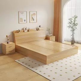 实木床;懒人沙发;餐桌