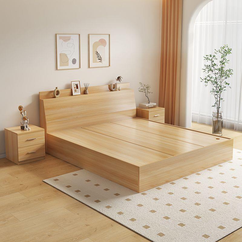 Cama doble multifuncional de 1.5m, cama individual de 1.2m, cama de cajón de caja alta, cama de almacenamiento
