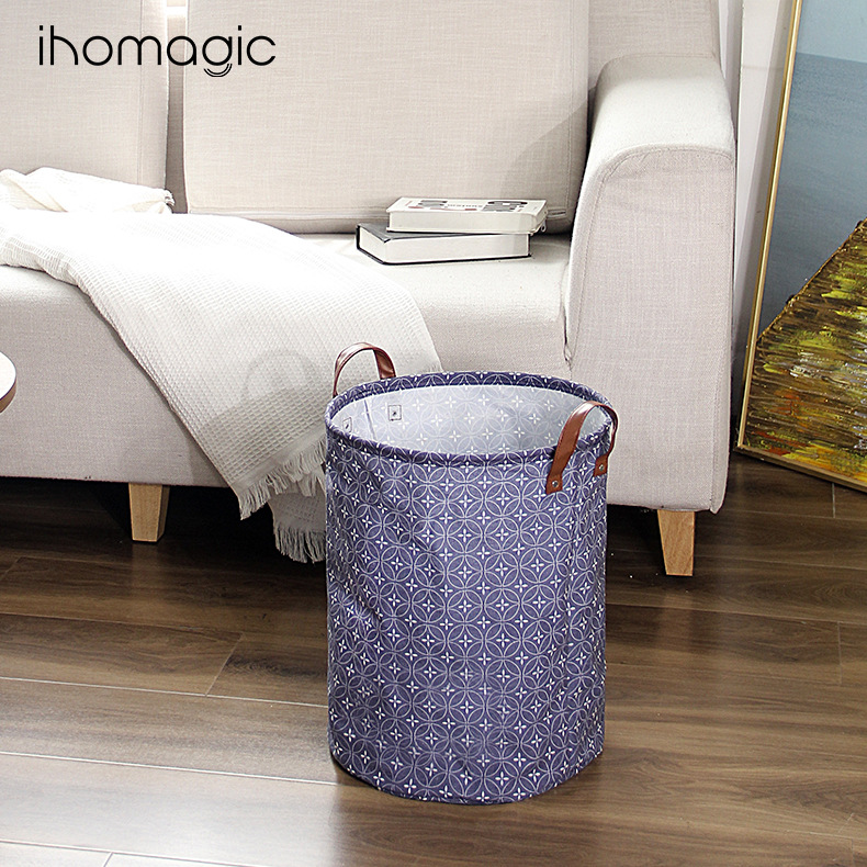 玩具收纳桶家用脏衣洗衣篮日系简约可折叠收纳筐杂物脏衣篮收纳