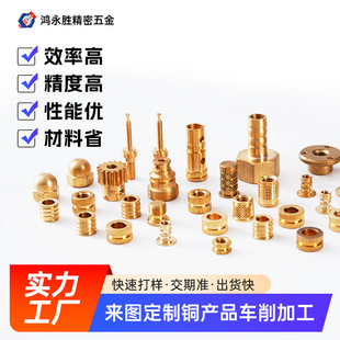 Non-Standard Brass Parts Cnc Processing High-Precision Titanium Alloy/Stainless Steel/Copper and Aluminum Parts Non-Standard Precision Turning Processing
