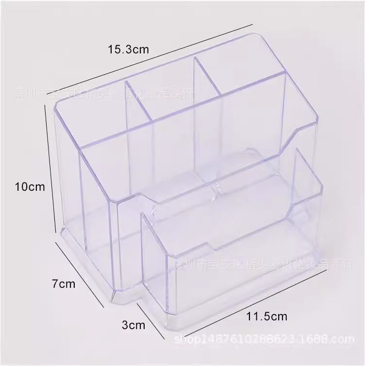 Nail Tools Acrylic Penholder Office Pen Holder Nail Sand Strip File Rack