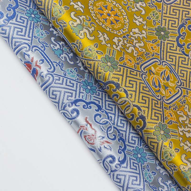 国风 锦缎 仿宋锦 新中式 马甲 外套 茶席 箱包 鞋材 提花面料