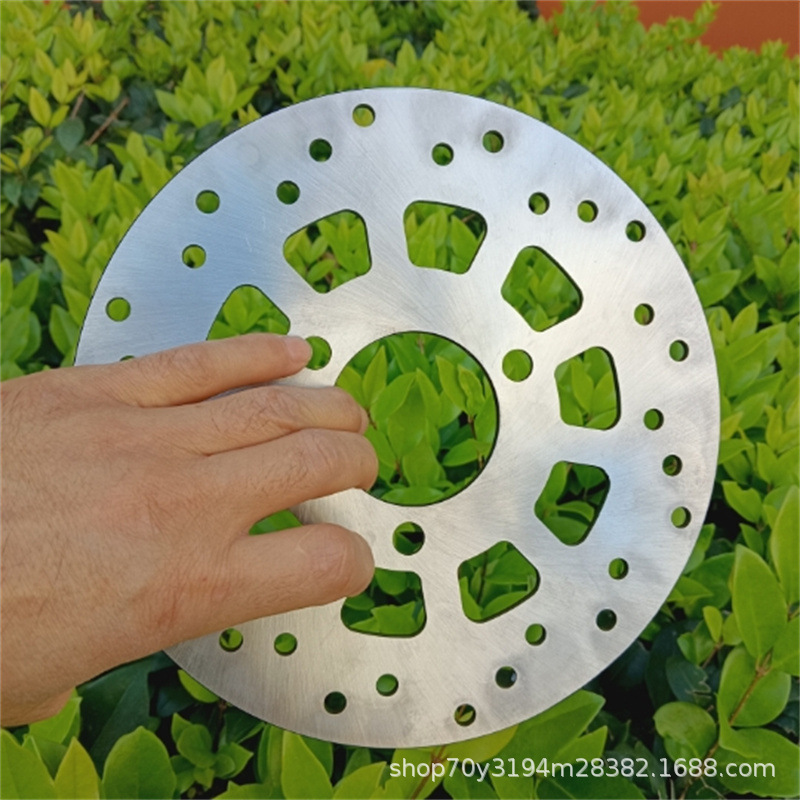 Diamond Disc Electric Vehicle Disc Brake Disc, Thickened Front Wheel Brake Disc 220*58*70, Brake Disc for Electric Motorcycle Wheel