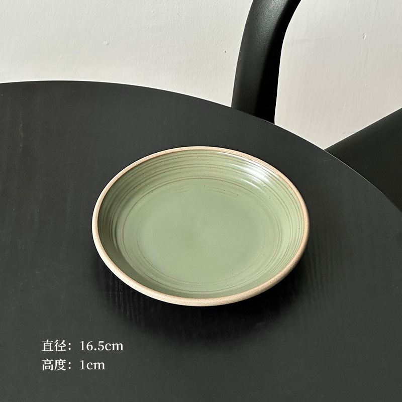 法式复古陶瓷甜品盘ins风高颜值精致蛋糕盘下午茶点心碟西餐盘子|undefined