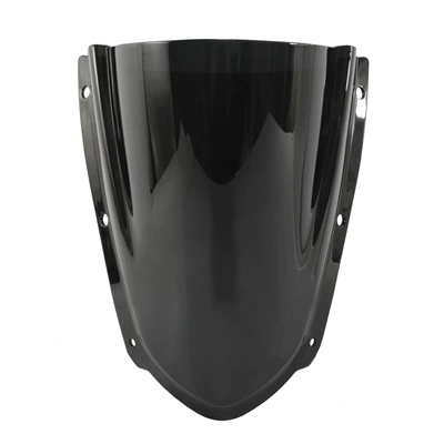 Suitable for Kawasaki Zx10R Zx10Rr 21-24 Modified Motorcycle Heightening Front Windshield Windshield (Motorcycle front windshield) - smoky-black