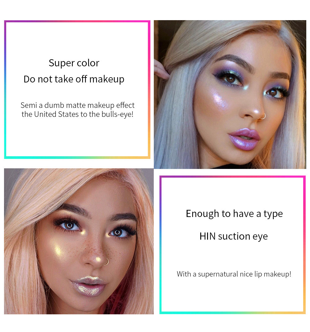 Cross-border Pearlescent Lip Gloss Mermaid HANDAIYAN Long-lasting Moisturizing, Dazzling Bright and Polarized Lip gloss Lip Gloss undefined