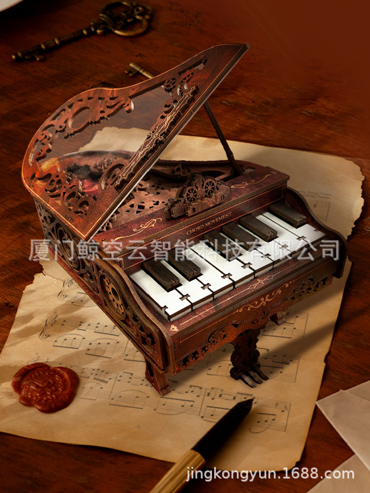 Libro nook ballena vacía varita mágica cabaña de bricolaje 3d montaje tridimensional luz nocturna libro de madera rompecabezas modelo de construcción