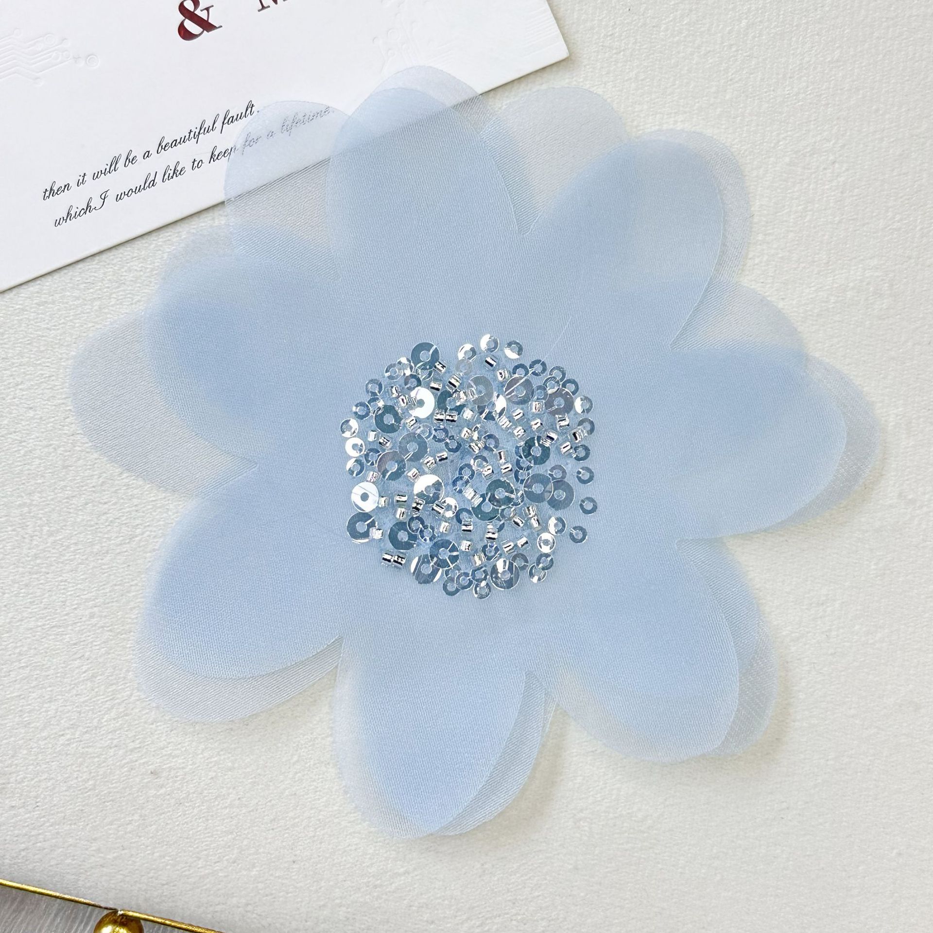 Decoración de flores DIY hecha a mano vestido de boda joyas decoración de flores de pecho multicolores ropa infantil vestido zapatos accesorios sombreros