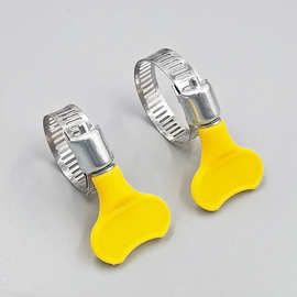 煤气管喉箍水龙头水管液化气小美式卡箍塑料手柄快装手拧抱箍卡扣