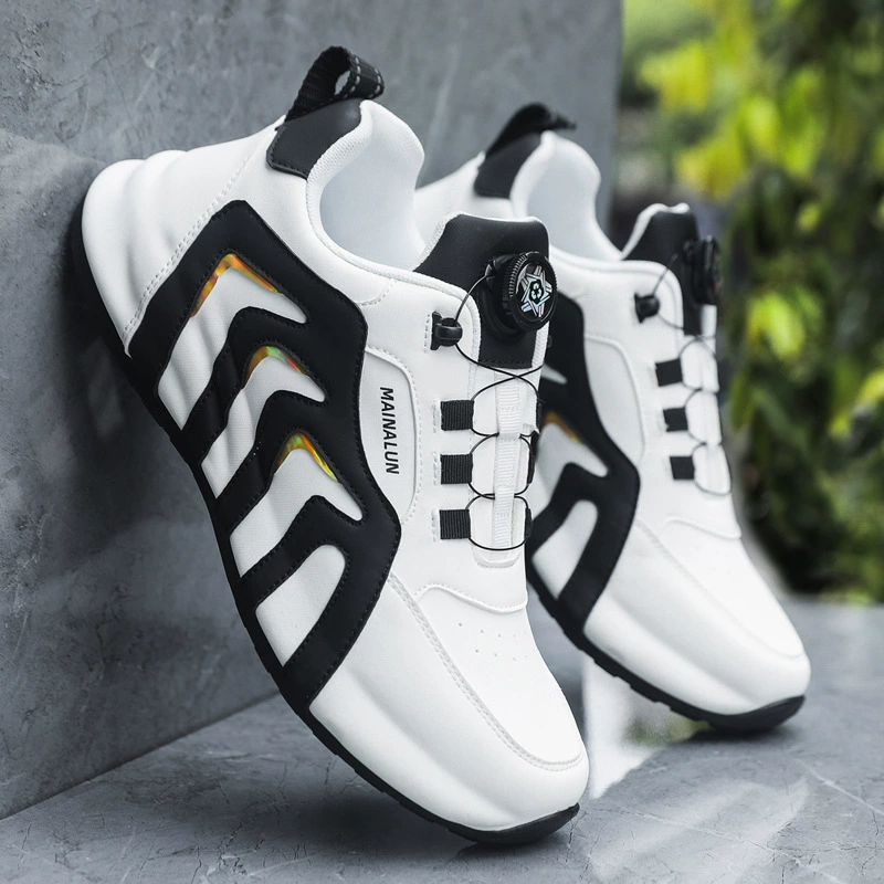 2025 плюс размер трансграничной внешней торговли новая мужская обувь четыре сезона модные дикие белые туфли на мягкой подошве