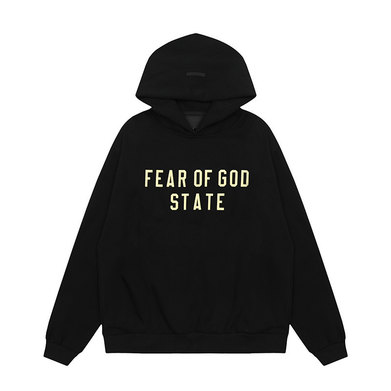 FEAR OF GOD マルチライン エッセンシャル トレンド 新胸ロゴ ラミネート フード付き スウェットシャツ FOG|undefined