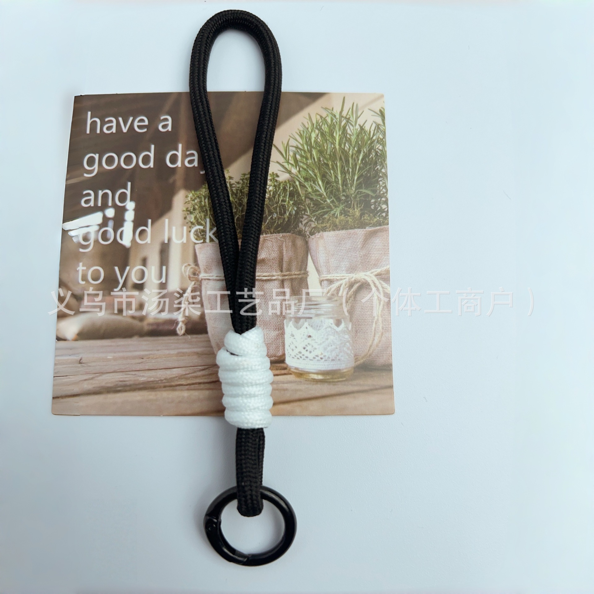 Fabricante directo para la explosión creativa del teléfono móvil cuerdas muñecas tarjeta de taza de agua bolsas de llaves cuerdas trenzadas accesorios