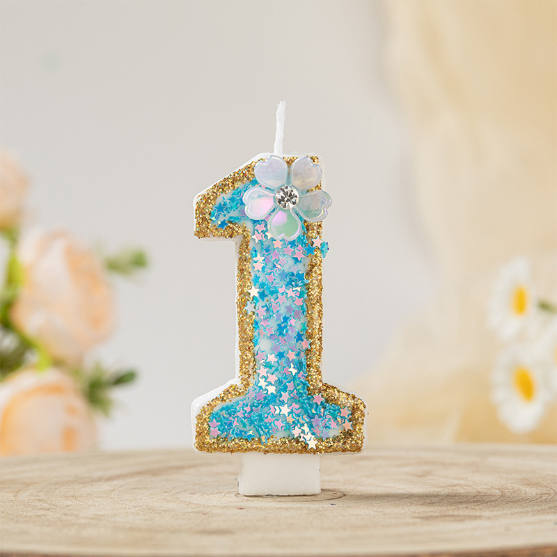 クロスボーダー誕生日デジタルキャンドル 0-9 ベーキングケーキインサート子供の赤ちゃん 1 歳の装飾クリエイティブパーティー装飾|undefined