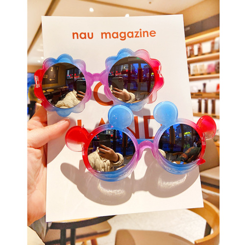 Children's sunglasses girls cute cartoon kids sunglasses boys trendy baby sunglasses sun visor manufacturer wholesale