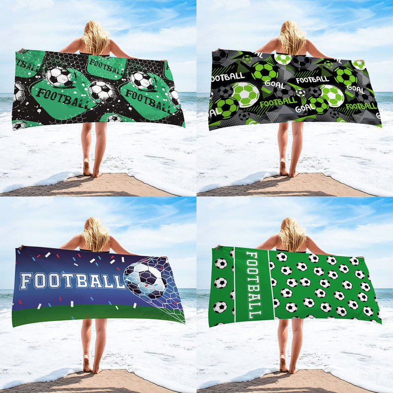 2026 Football World Cup Commemorative Beach Towel, Peripheral Gifts, Quick-Drying Bath Towel, American, Canadian, and Mexican Football Printed Towel 2026 Football World Cup Commemorative Beach Towel, Peripheral Gifts, Quick-Drying Bath Towel, American, Canadian, and Mexican Football Printed Towel