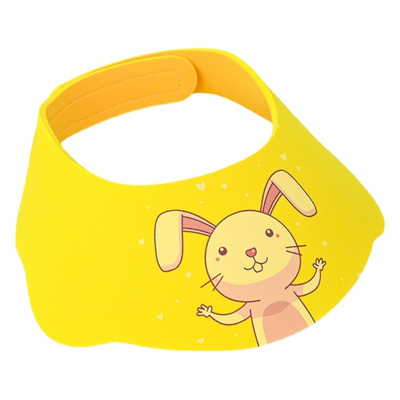 Children's baby cartoon shampoo artifact shampoo cap ear protection eye protection waterproof baby shower cap customizable pattern
