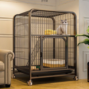 Cat cage household indoor with toilet integrated large space extra large cat villa cat nest cat supplies wholesale
