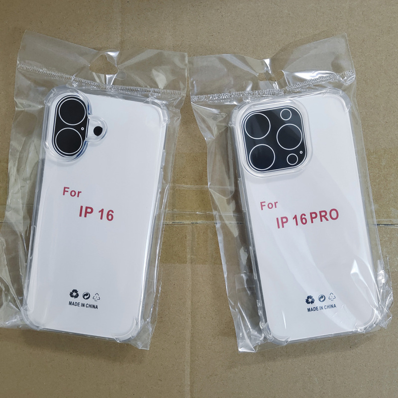 1.5mm四角エアバッグ落下防止TPUスマホケース iPhone 17PRO/17対応 精密穴あき保護カバー|undefined