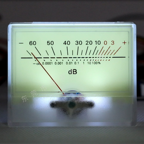 VU Level Meter LED Backlight Panel High Precision High Quality Tube Amplifier Power Meter Audio Level Meter