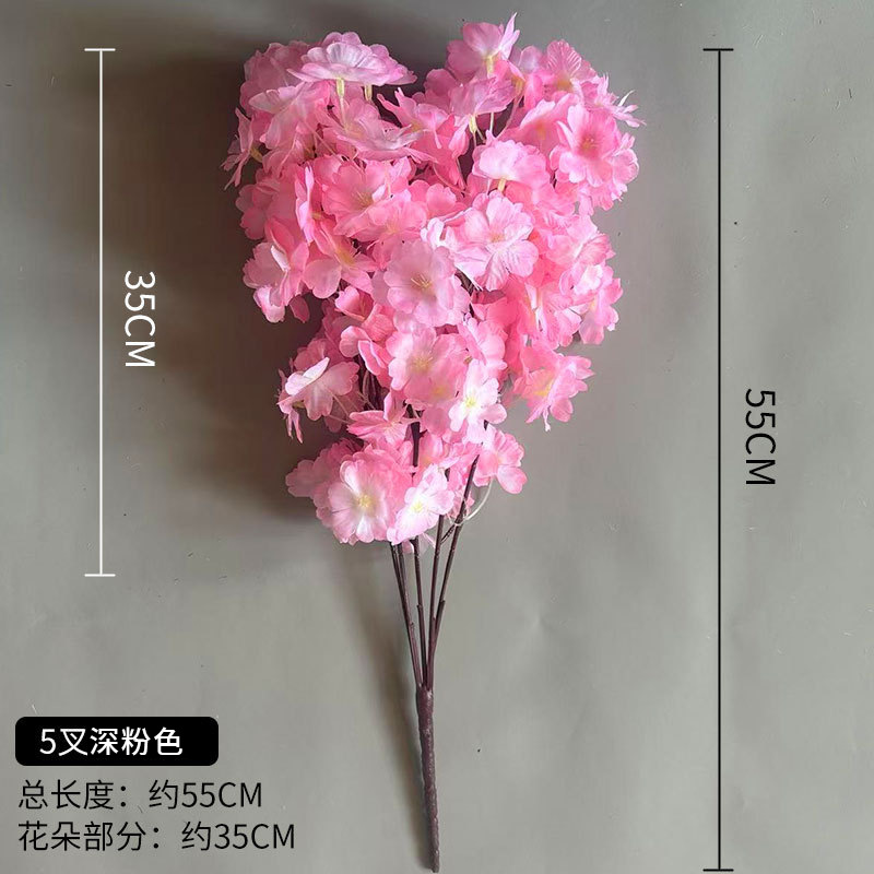 다크 핑크 포크 5개