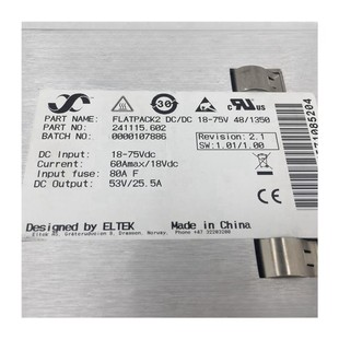 Eltek Yida 241115.602Flatpack2 Dc/Dc 18-75V 48/1350 Rectifier Module