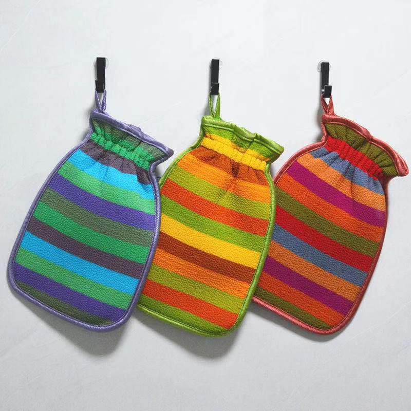 Colgar toallas de toallas de baño para mujeres, toallas de baño para hombres adultos, baños de doble cara, frotar la espalda, frotar yeso, guantes de descontaminación, artefactos mágicos