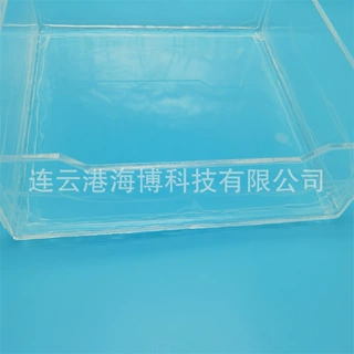 耐高温透明石英匣钵 透明石英方形方盒 透明石英坩埚