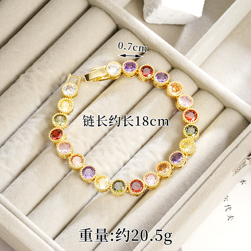 Brazalete de oro de arena transfronteriza galvanizado de oro de 18 quilates, flores de cuatro hojas, brazalete cuadrada redonda, joyería de lujo al por mayor