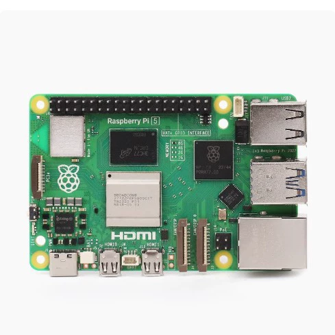Плата разработки (Raspberry Pi) Pi 5, с PCIe, AI‑стартер‑кит, ОЗУ 2/4/8/16 ГБ