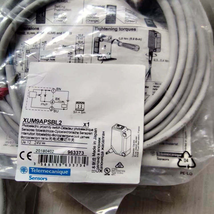 XUB9APBNL2/XUB9APXNL2/XUB9BPBNL2/XUB9BPANL2 бесконтактный переключатель совершенно новый