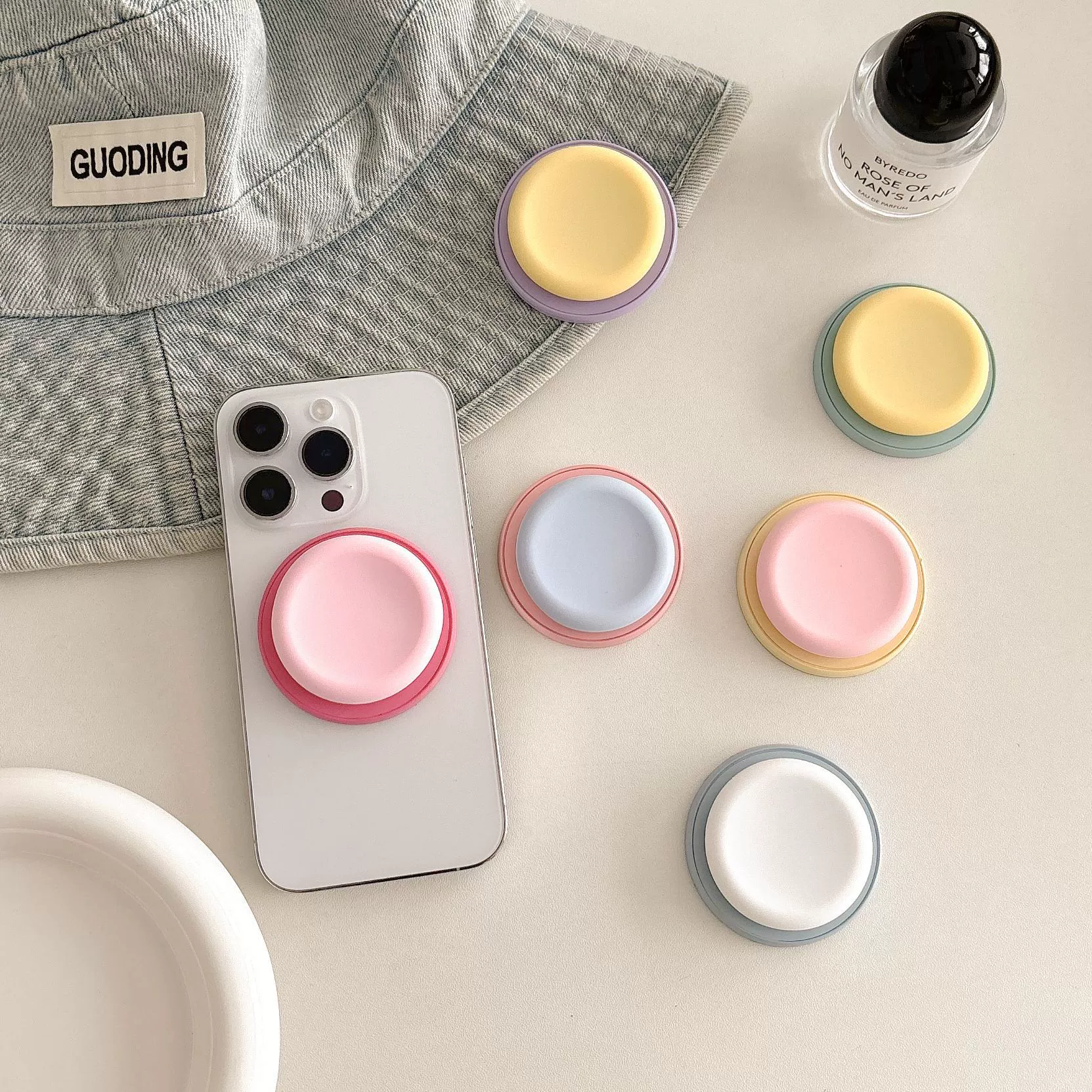 Магнитная подставка-подушка из силикона для телефона Apple и других моделей с MagSafe, складная, с эффектом памяти