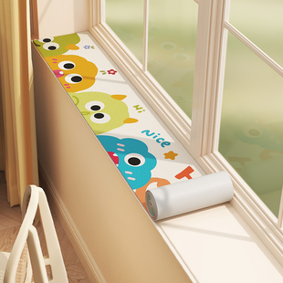 ✅ Bay Window Mat Window Sill Mat Extremely Narrow Long Dustproof Protective Mat Window Edge Board Leather Protective Mat Balcony Decoration Anti-