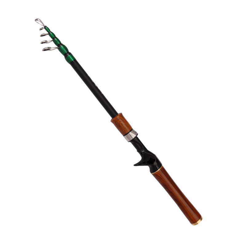 Nuestro producto de expansión de carbono de 45 cm Luoya varilla ML ajuste 1.5 - 2.4m boca de caballo artilugio de pesca negro