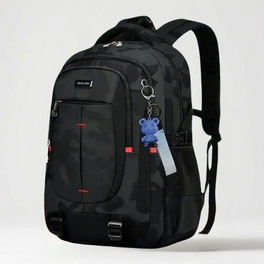 German 2024 New High School Boys High School Backpack Ridge Protection for High School Junior High School Large Capacity Schoolbag