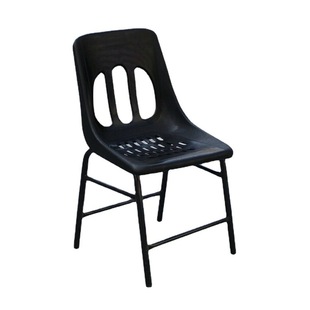 Manufacturer customized production size size specification electrostatic steel plastic chair round chair back chair