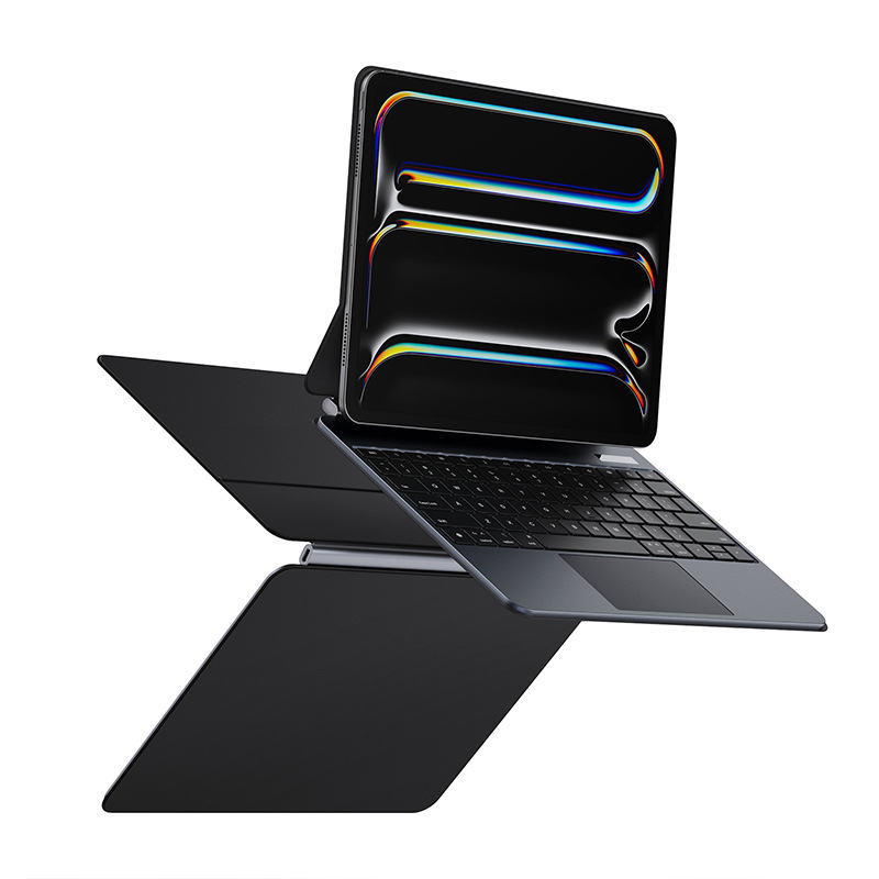 Funda protectora magnética flotante para teclado, compatible con el teclado Apple Magic Keyboard de aleación de aluminio para iPad Pro 11