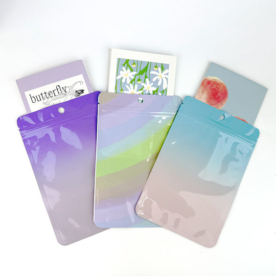 Blind Bag Ziplock Bag Blind Bag High-Value Colorful Aluminum Foil Empty Bag Self-Sealing Miniature Surprise Blind Box Packaging Bag Customization