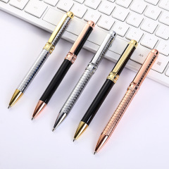 廣告禮品筆印刷logo金屬圓珠筆商務寶珠筆批發轉動辦公原子筆