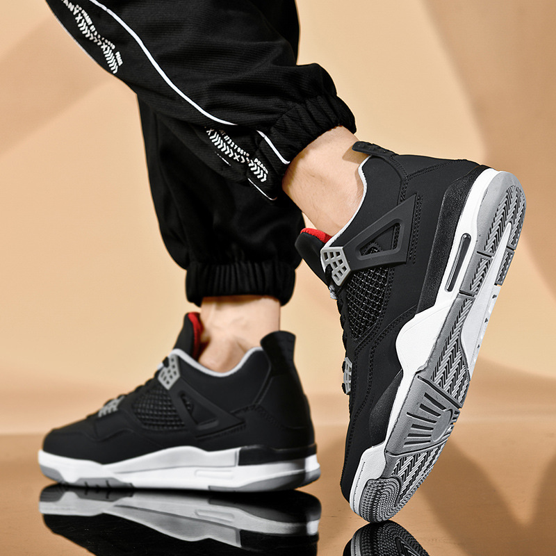 Zapatillas deportivas AJ4 de alta gama para hombre, zapatillas de baloncesto Putian originales, zapatillas deportivas para hombre, colaboración AJ3, zapatillas para mujer transpirables y ligeras image 3