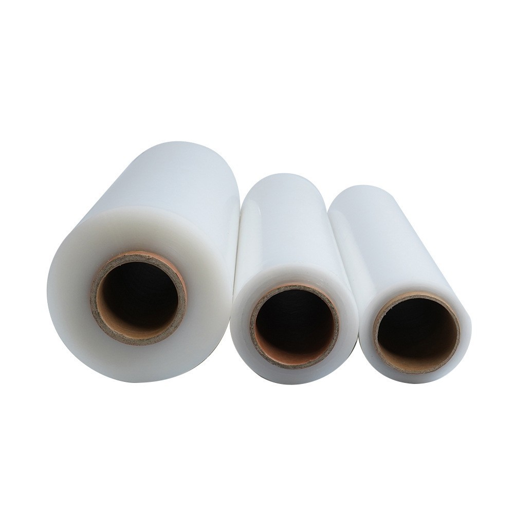 Pe envoltura de película estirable película de embalaje logística especial película de plástico película de PE industrial película de estiramiento transparente 50cm caja completa