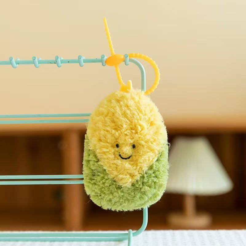 Simulación de frutas y verduras juguetes de peluche colgante repollo fruta muñeca llavero muñeca boda máquina de lanzamiento muñeca