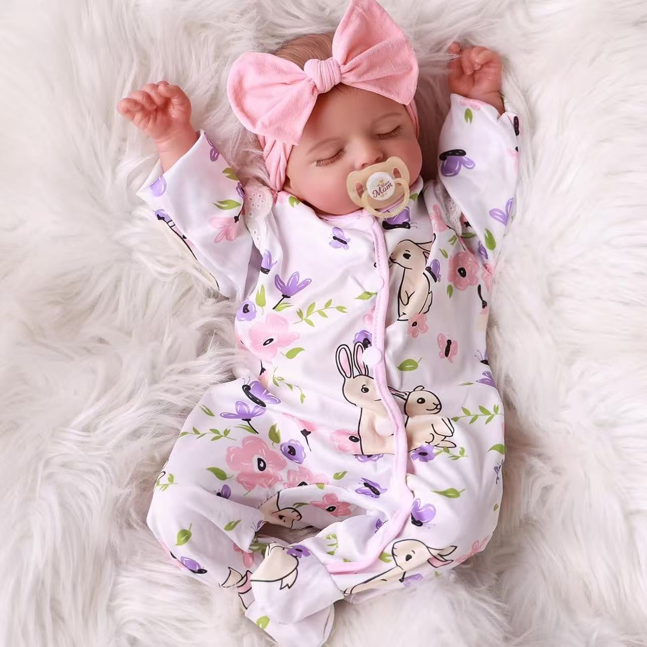 Muñeca Reborn Realista de 18 Pulgadas, la Más Vendida de Amazon, Rosalie, Suministro para Comercio Electrónico Transfronterizo
