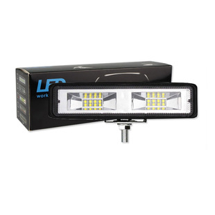 Cross-Border New Car Single Row Led Work Light 48W16 Lights Off-Road Vehicle Motorcycle Inspection Engineering Auxiliary